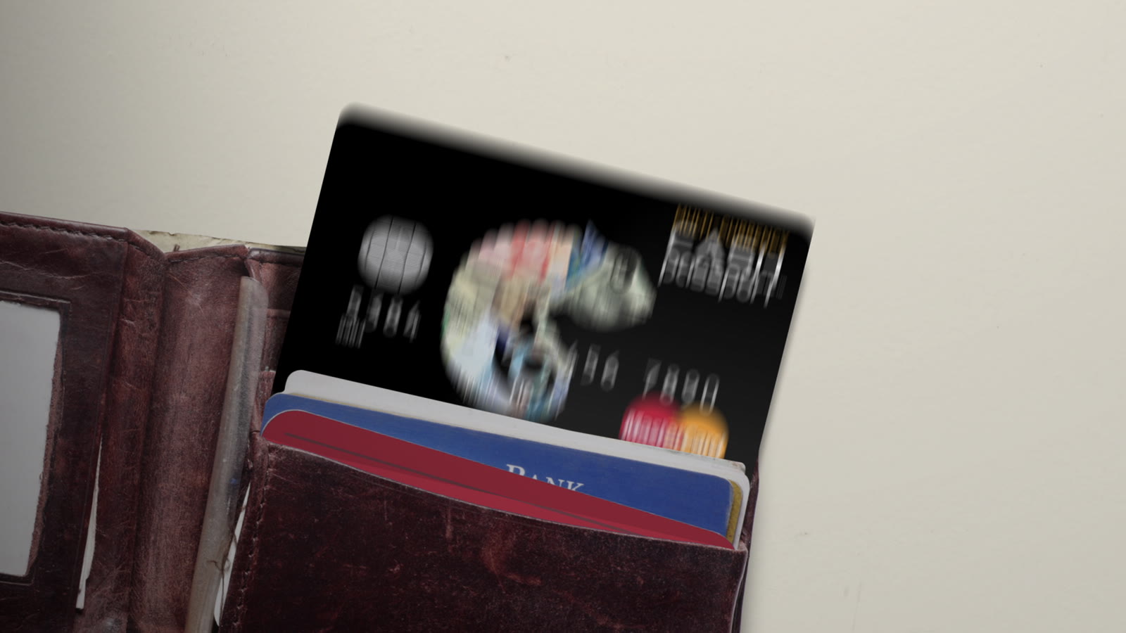 Access Prepaid, a prepaid card inside a wallet