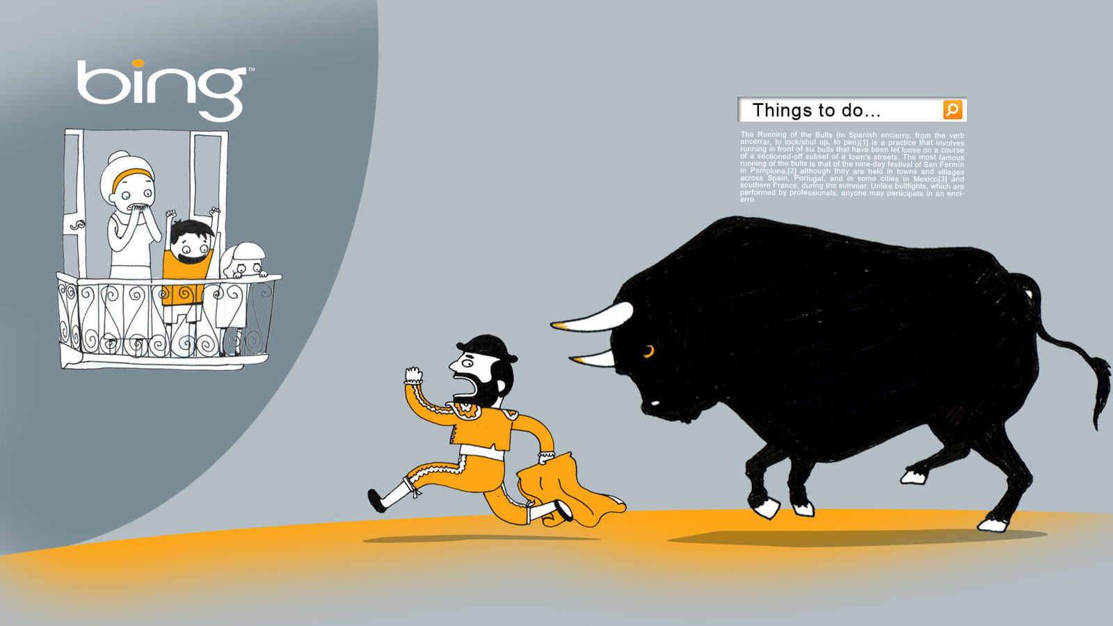 Concept illustration of a Bing search results panel comparing cheapest flight prices across airlines