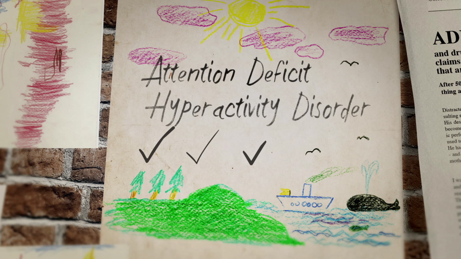 Born Naughty, ADHD graphics still